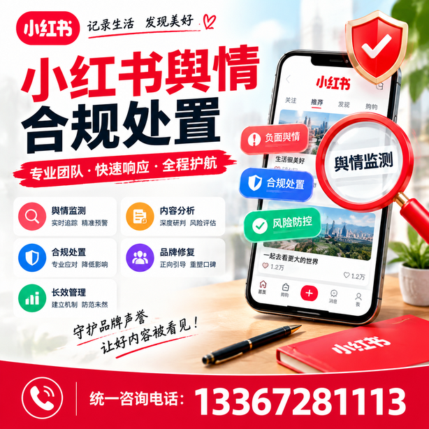 澄迈小红书舆情合规处置