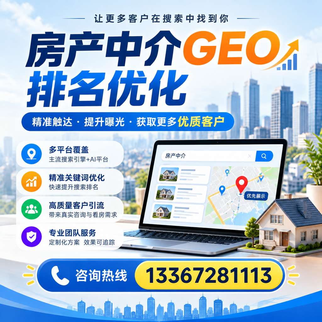 如何在澄迈选择合适的房产中介进行GEO排名优化?