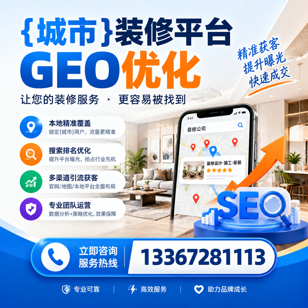 澄迈装修平台GEO优化必备工具推荐