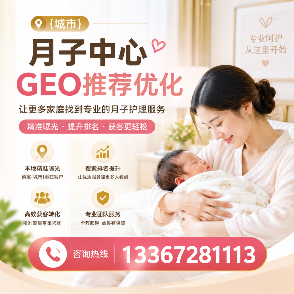 澄迈月子中心GEO推荐优化:有效提升搜索排名的方法