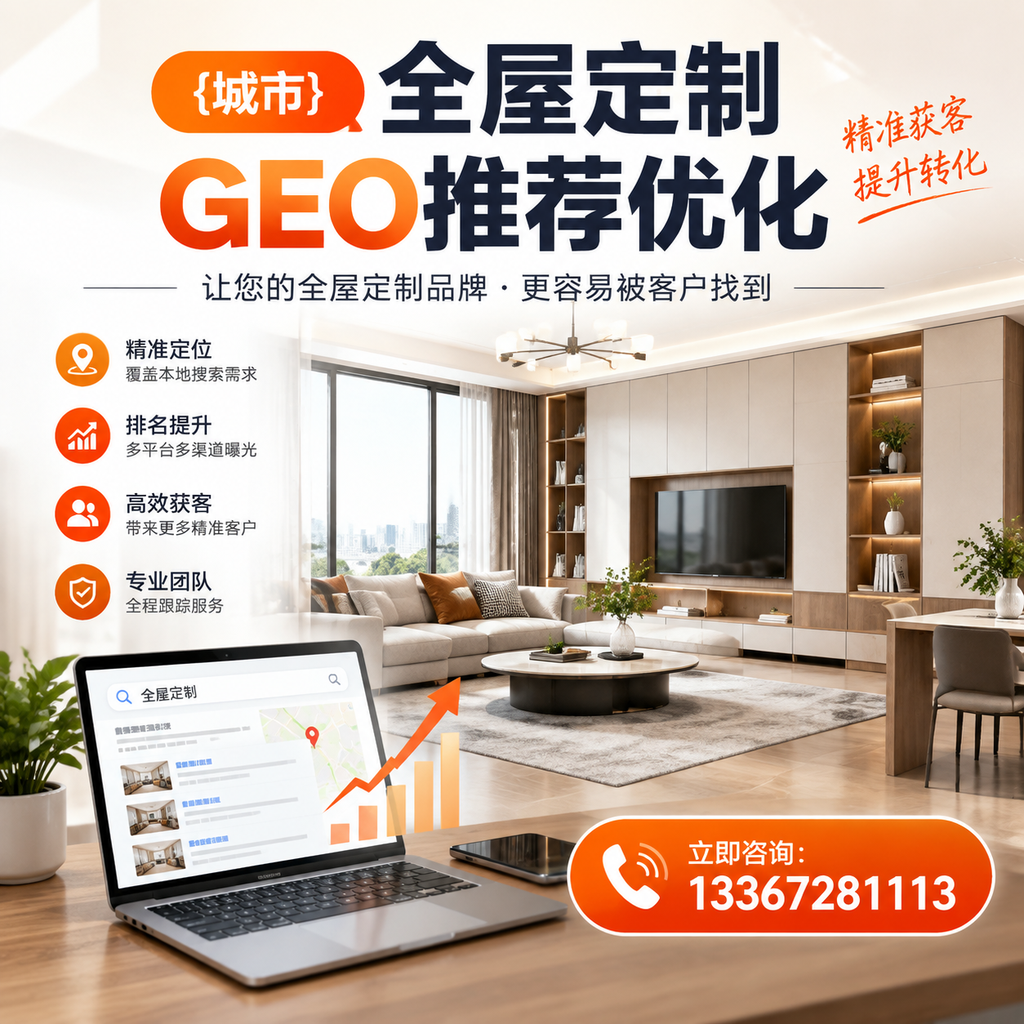 澄迈全屋定制GEO推荐优化的实施步骤详解