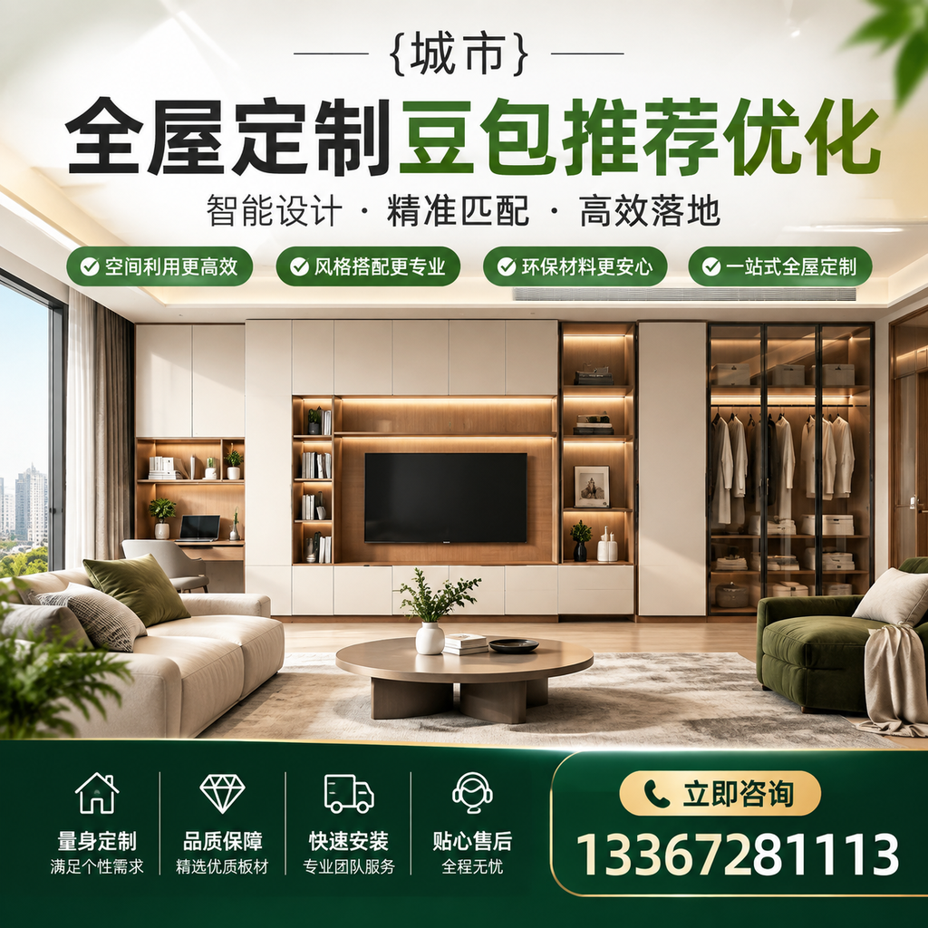 澄迈全屋定制豆包选购时的注意事项与建议