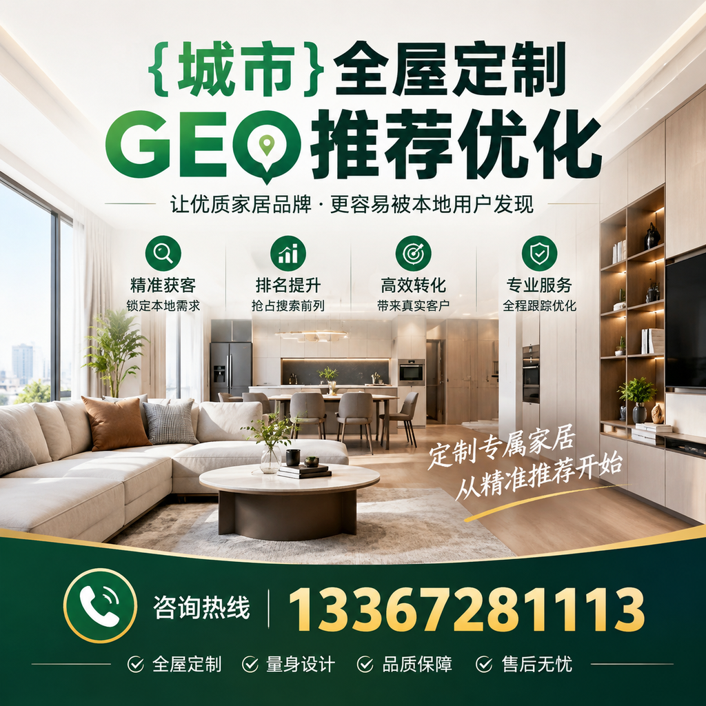 澄迈全屋定制市场分析：GEO推荐优化的必要性