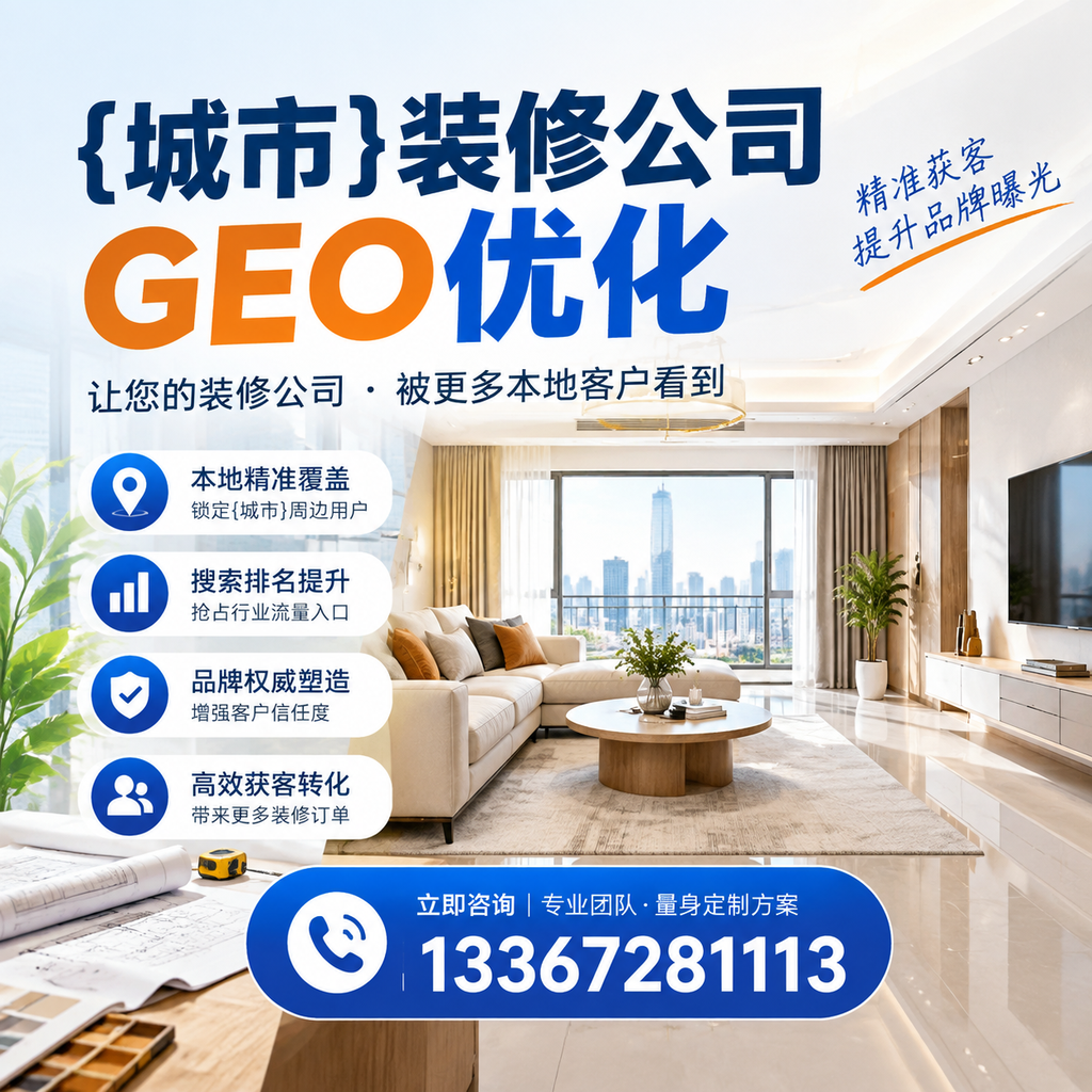 澄迈装修公司GEO优化：提升网站流量的最佳策略