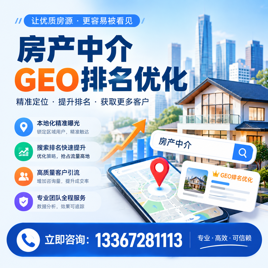 如何在澄迈提升房产中介GEO排名?