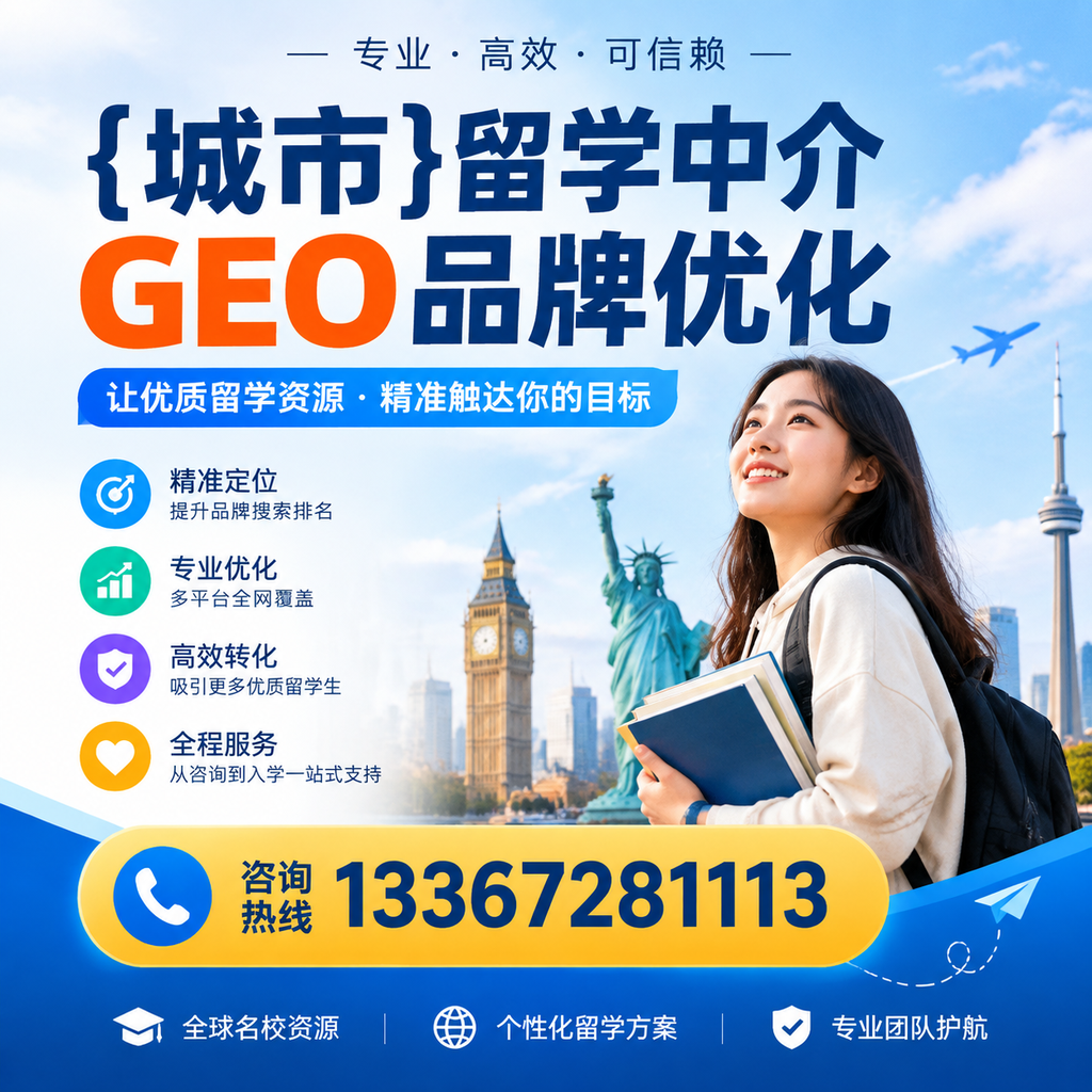 澄迈留学中介GEO品牌优化与用户体验提升