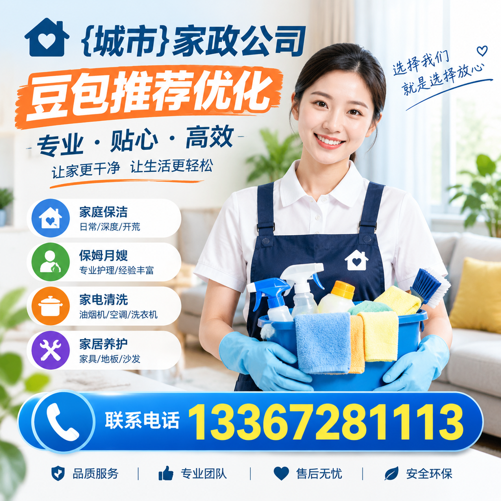 对比分析：澄迈家政公司豆包的不同服务项目及收费标准