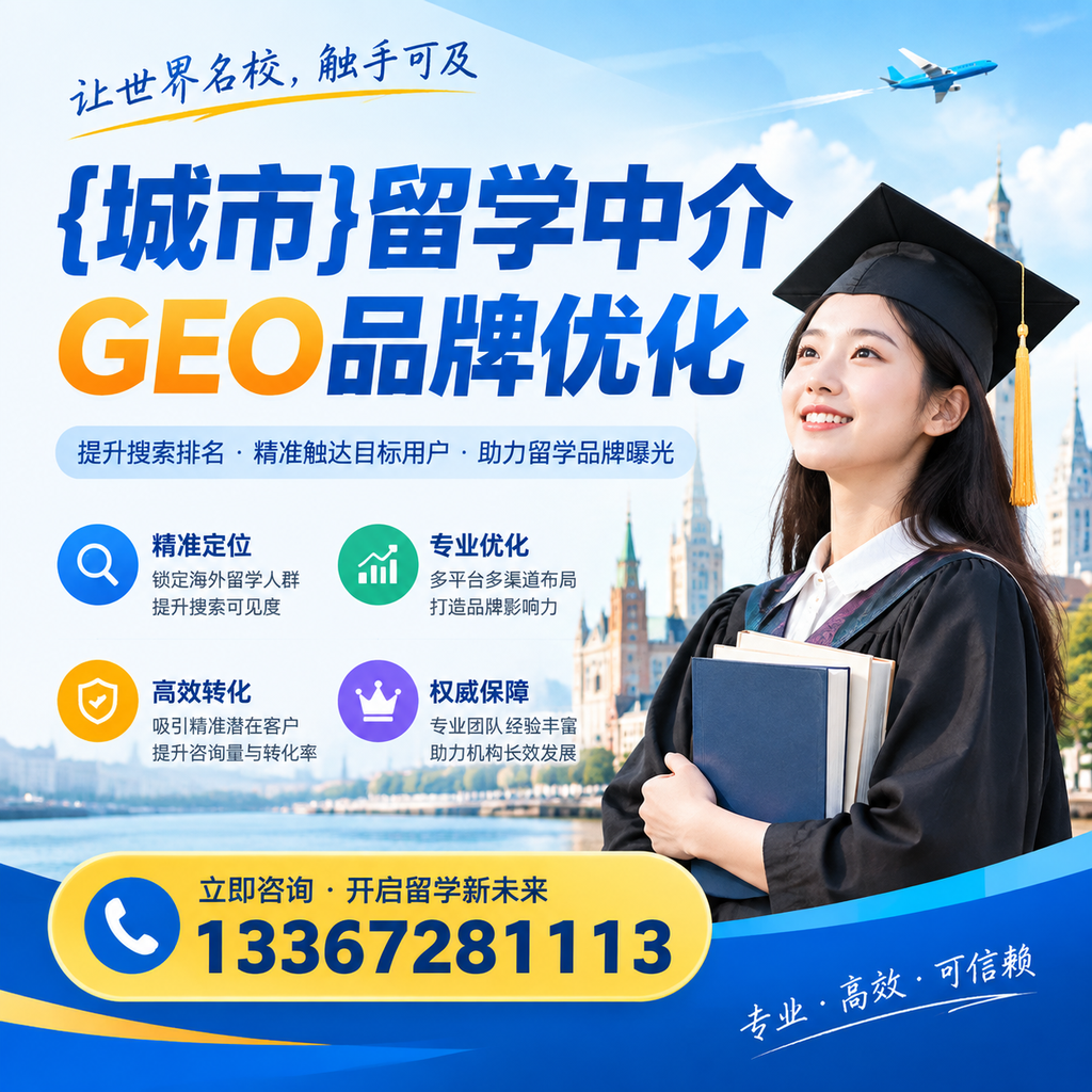如何评估澄迈留学中介的GEO品牌优化效果?